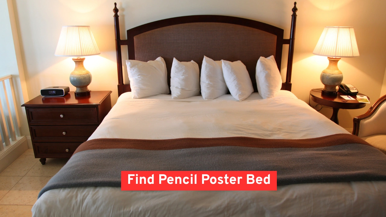 Find Pencil Poster Bed